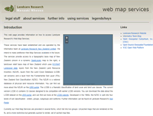 Tablet Screenshot of maps.scinfo.org.nz
